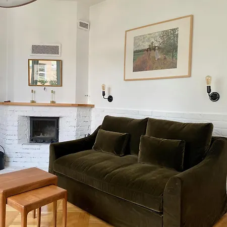 Chic Apartment In Vibrant Area - National Stadium - Saska Kepa Warschau Exterior foto