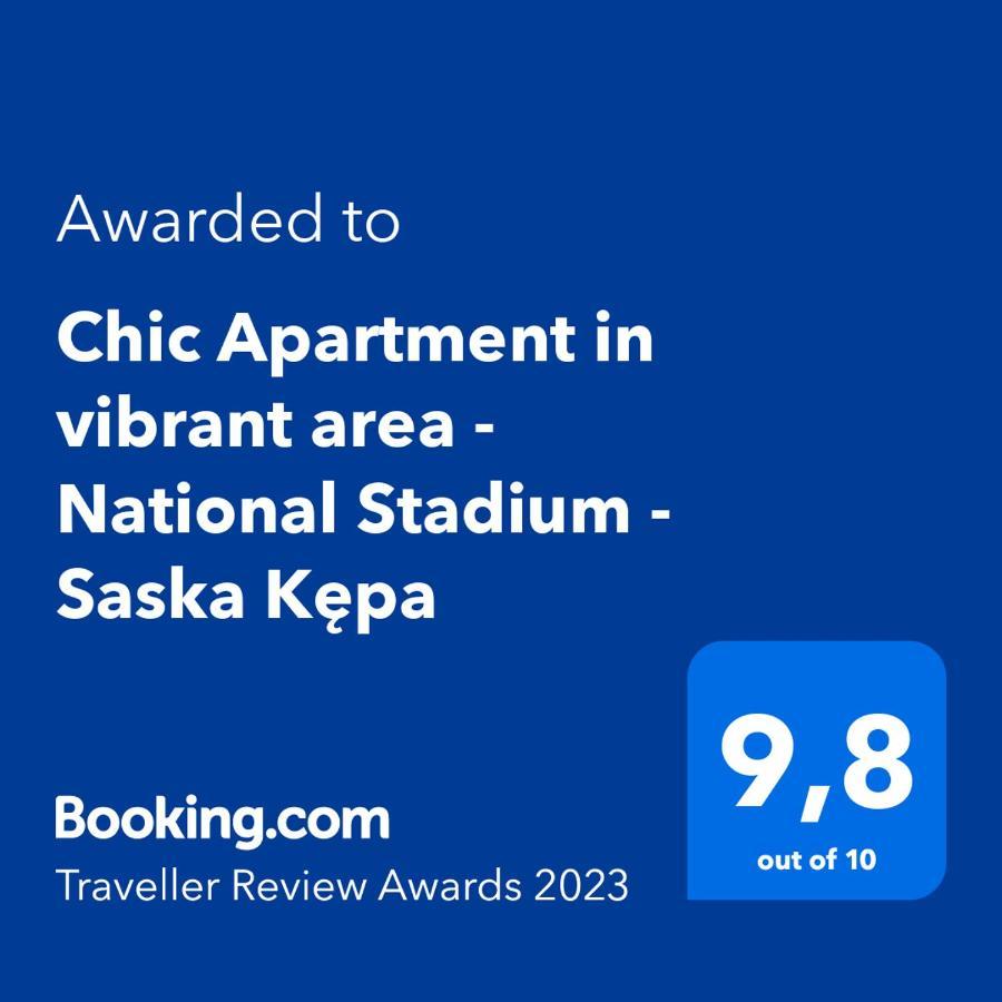 Chic In Vibrant Area - National Stadium - Saska Kepa Warschau